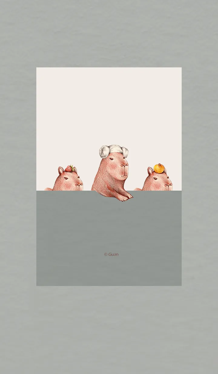 [LINE着せ替え] 水のブタの君 01-3の画像1