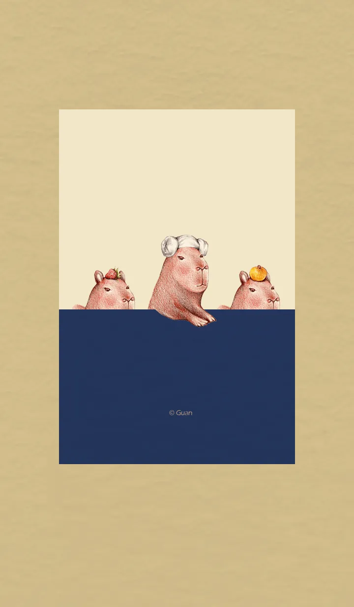 [LINE着せ替え] 水のブタの君 01-4の画像1