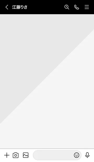 [LINE着せ替え] シンプル2色グレー19の画像3