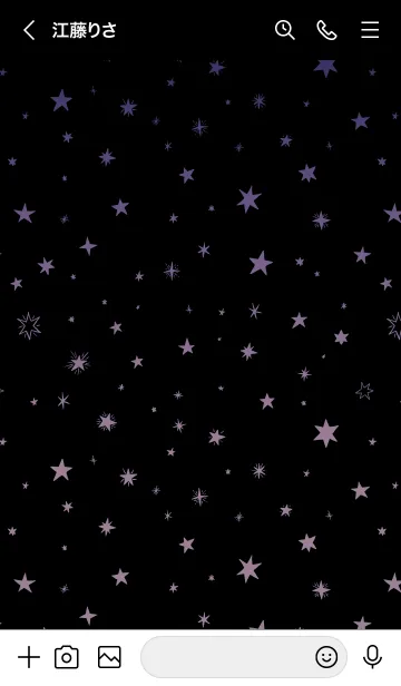 [LINE着せ替え] ミニ スターズ 023の画像3