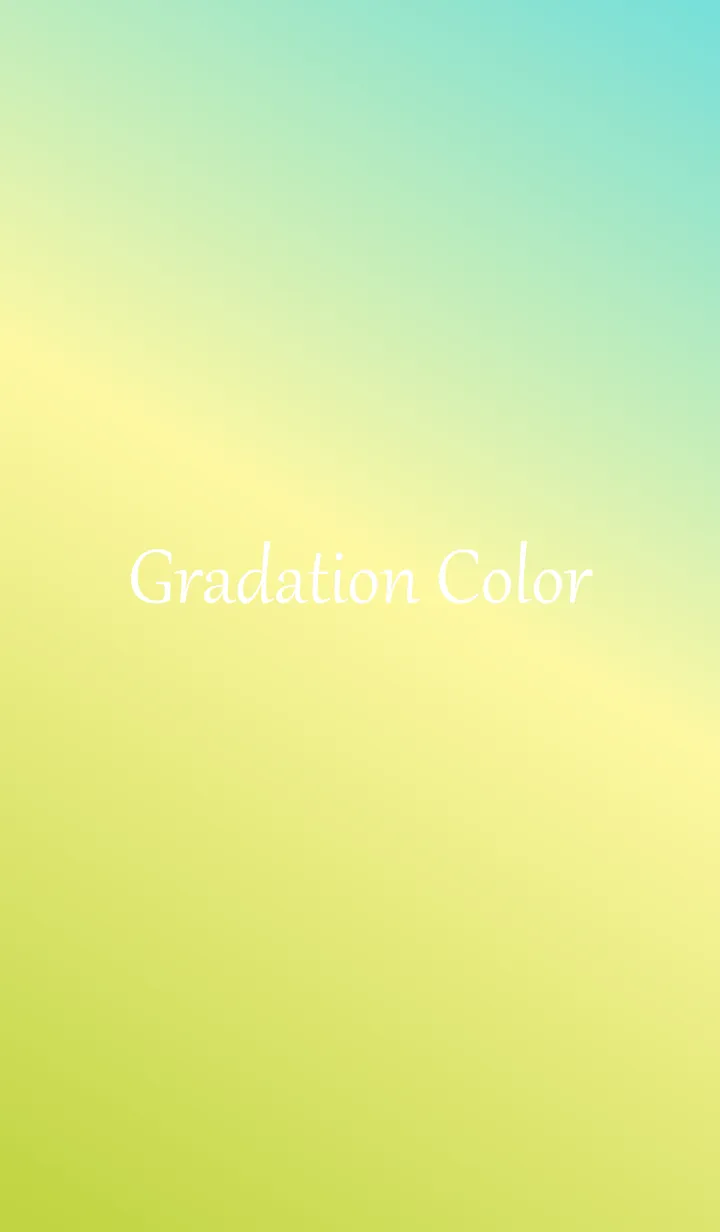 [LINE着せ替え] Gradation Color *Green&Blue*の画像1