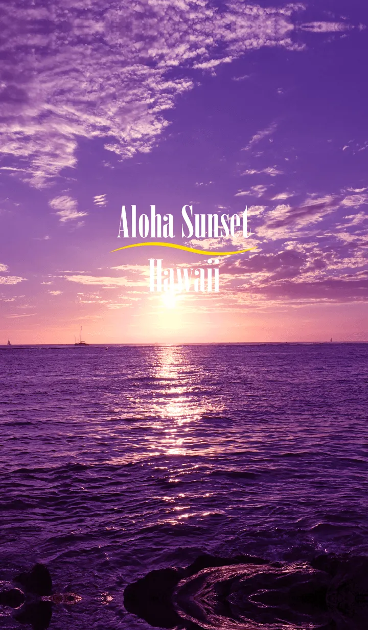 [LINE着せ替え] ALOHA Sunset Hawaii 34の画像1