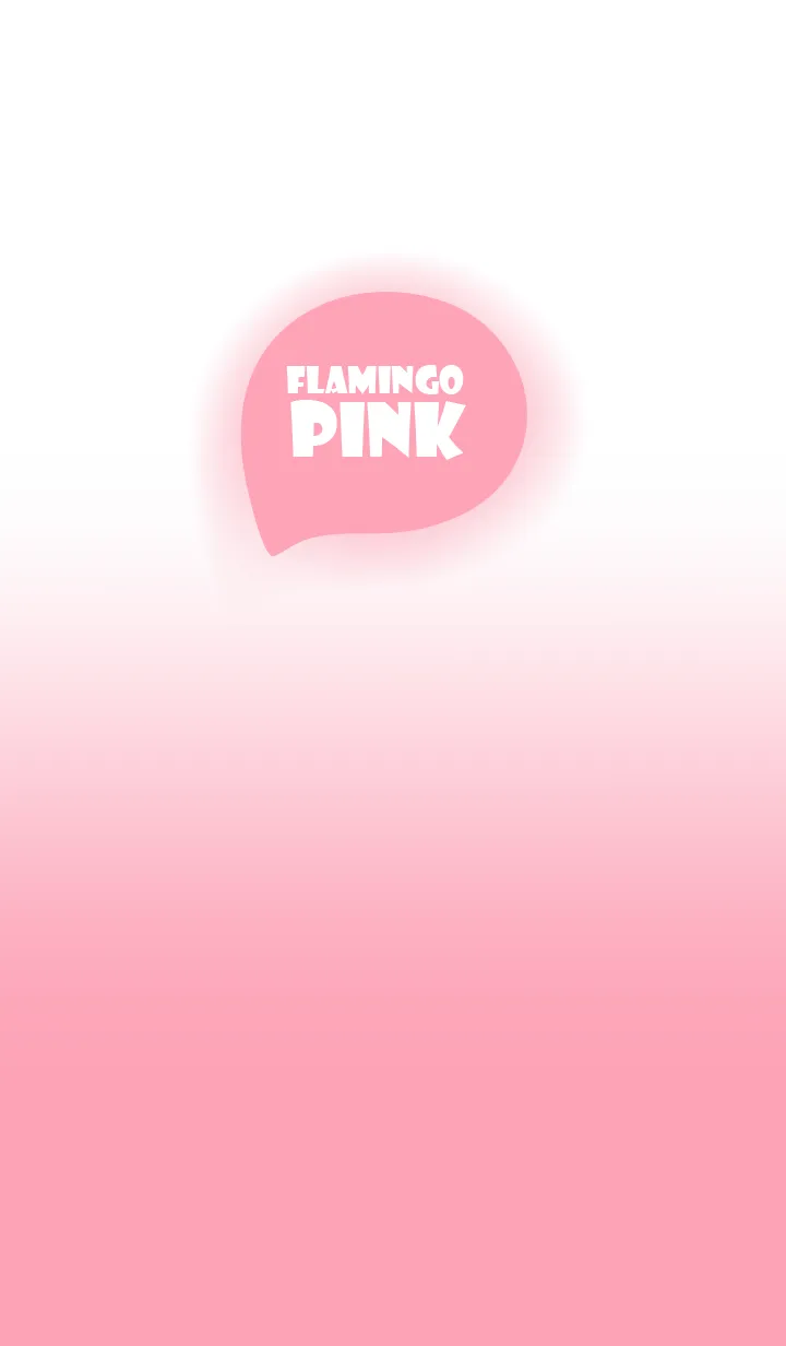 [LINE着せ替え] White & Flamingo Pink  Theme (JP)の画像1