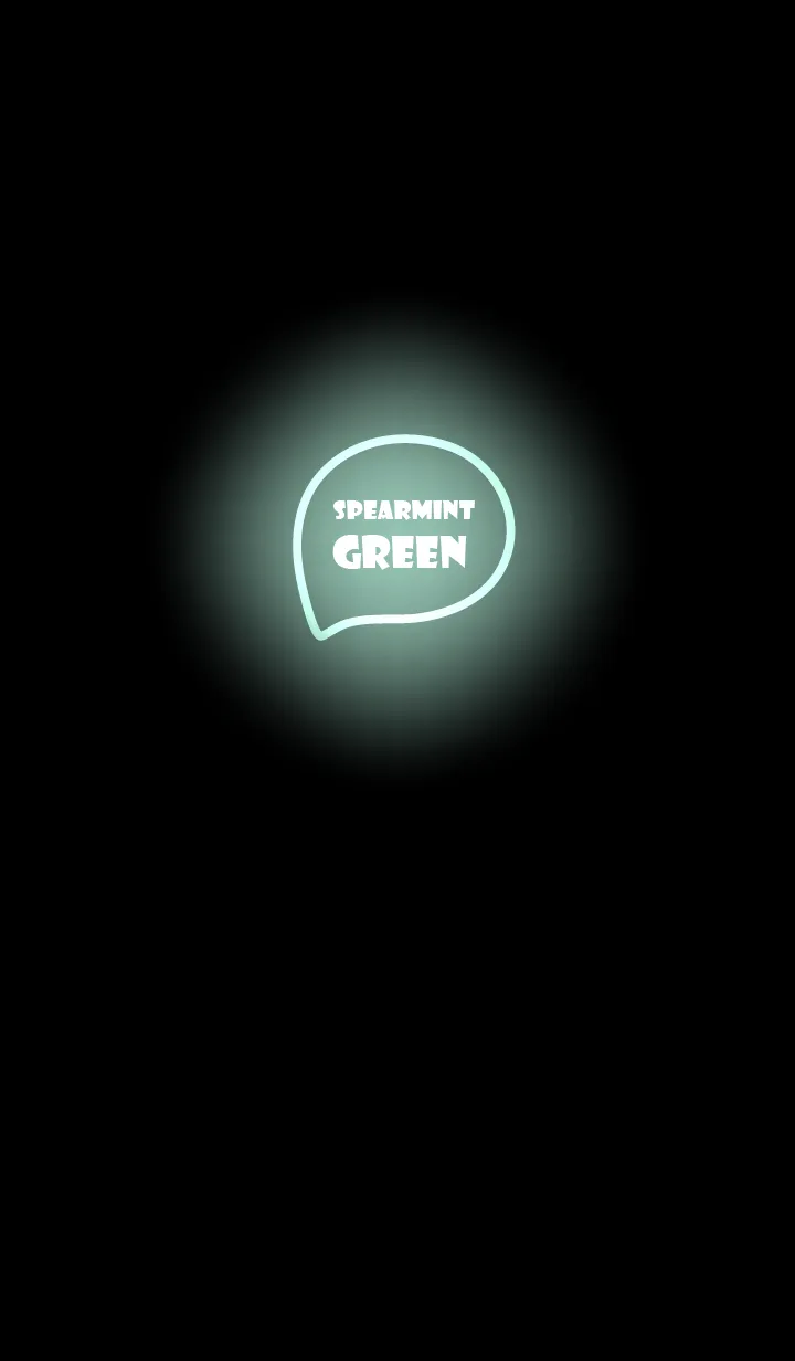 [LINE着せ替え] Spearmint Green Neon Theme Ver.10 (JP)の画像1
