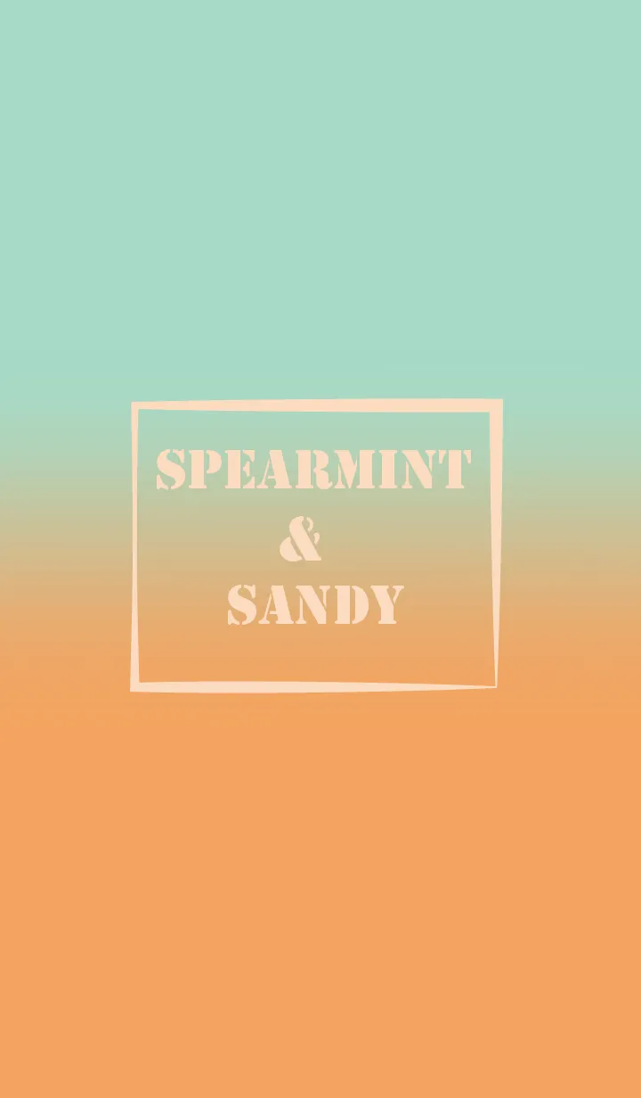 [LINE着せ替え] Spearmint  & Sandy Theme (JP)の画像1