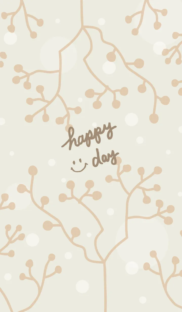 [LINE着せ替え] 木の実 ベージュ2の画像1