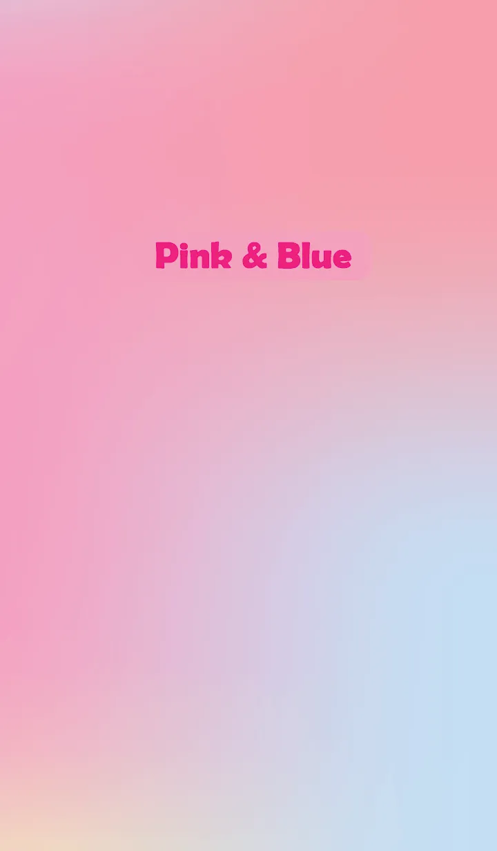 [LINE着せ替え] Pink and blue theme JPの画像1