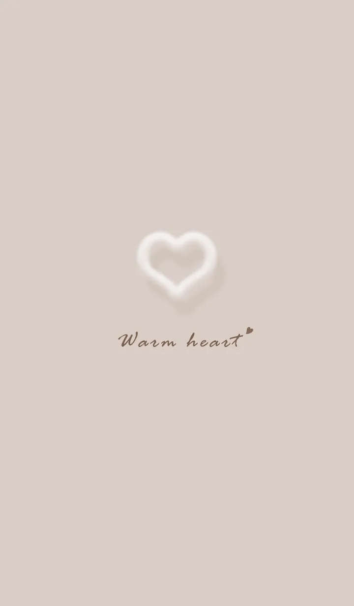 [LINE着せ替え] ～ファーのハート♥ブラウン42_1～の画像1