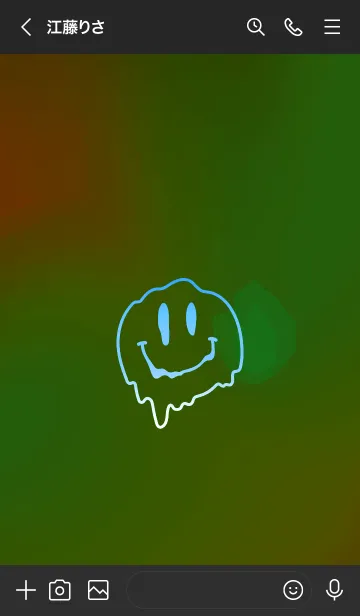 [LINE着せ替え] サイケデリック スマイル 08の画像3