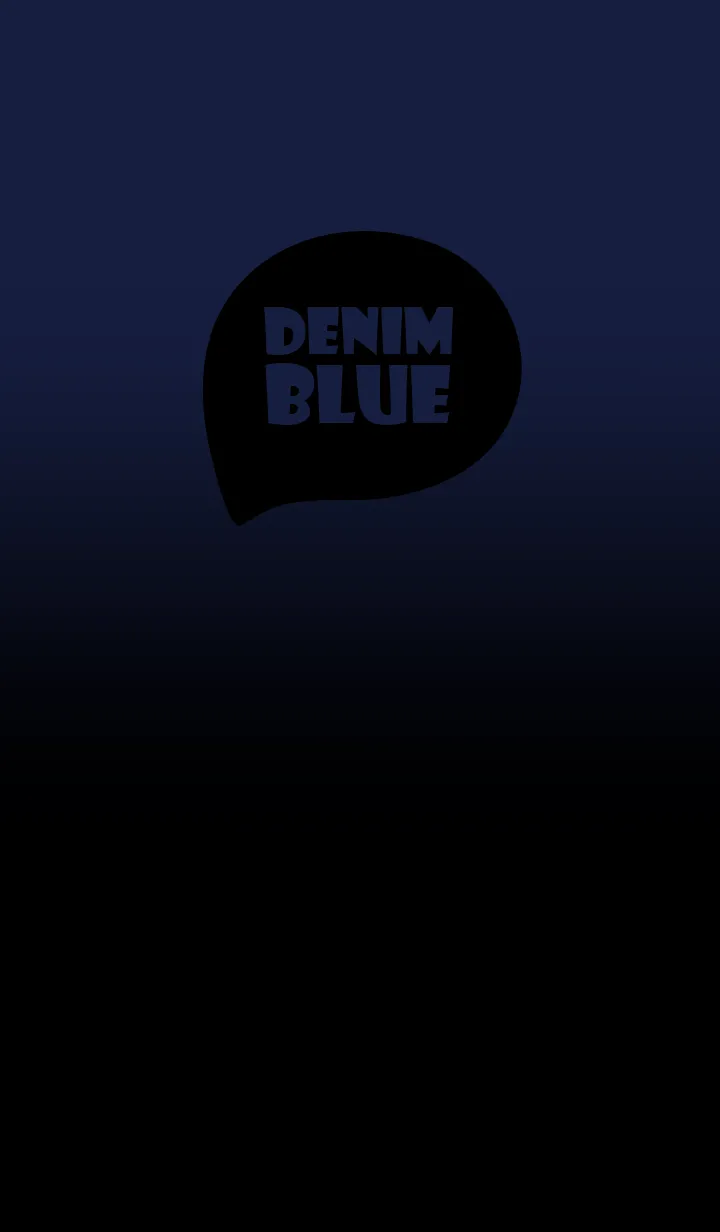 [LINE着せ替え] Simple Black & Denim Blue Theme (JP)の画像1