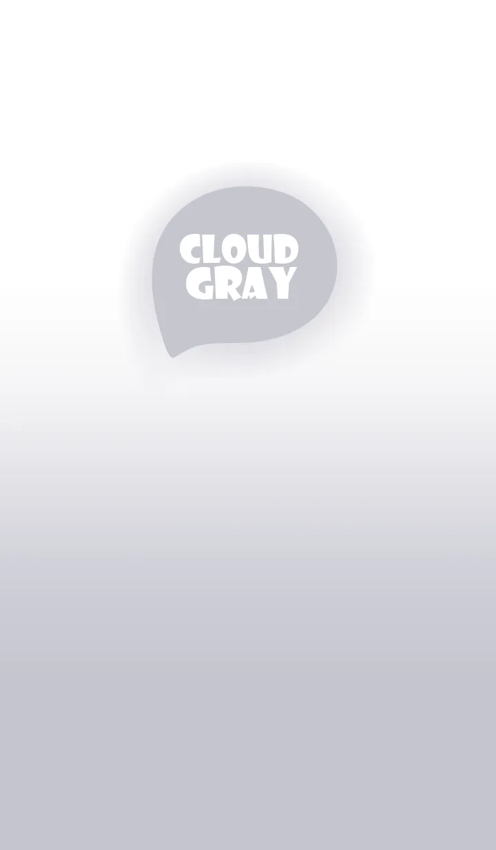 [LINE着せ替え] White & Cloud Gray Theme (JP)の画像1