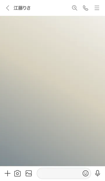 [LINE着せ替え] Gradation Color *Gray*の画像3