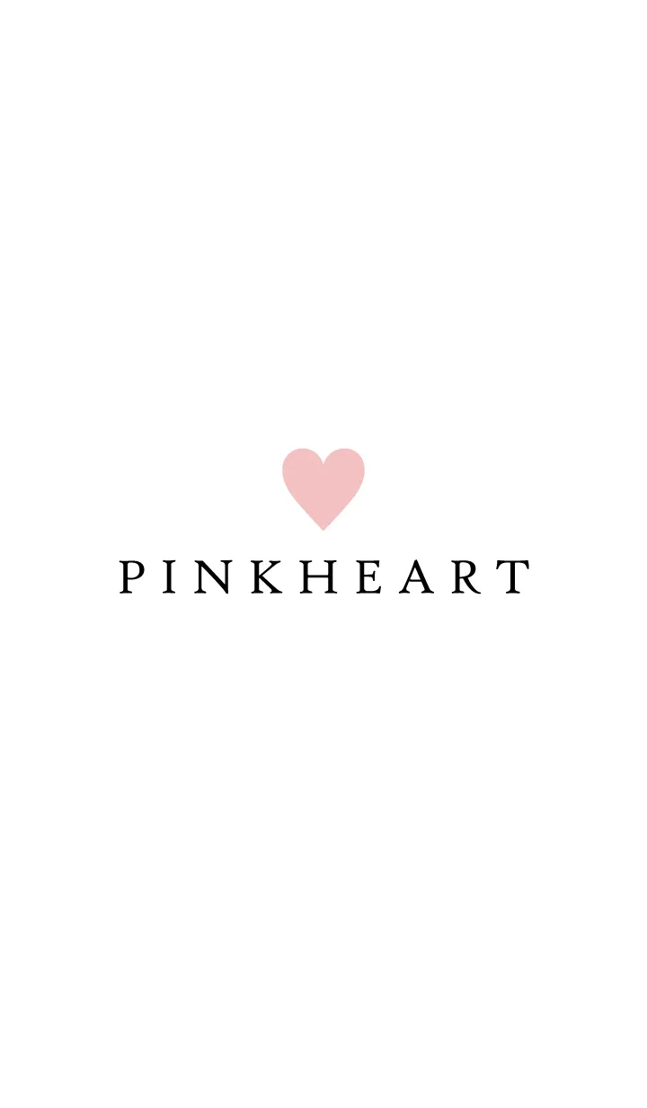 [LINE着せ替え] PINK HEART WHITE - 3 -の画像1