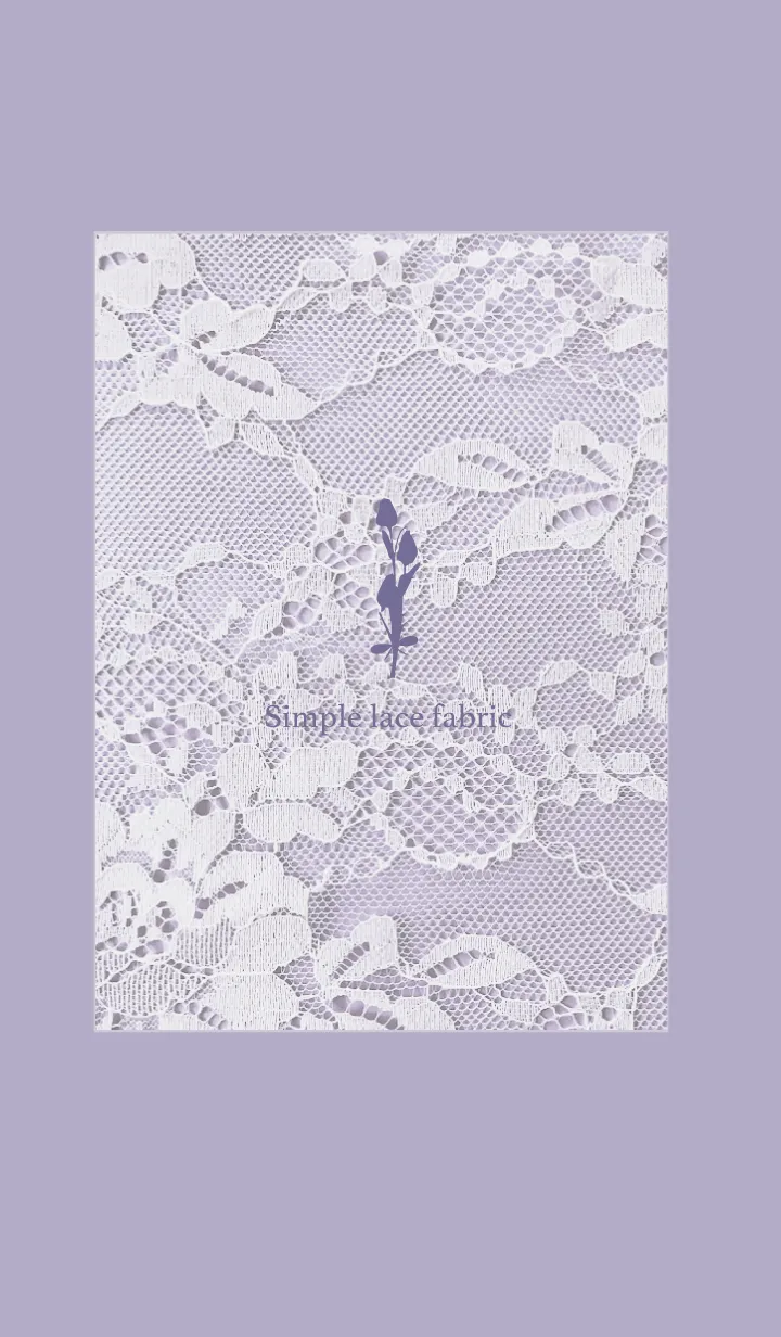 [LINE着せ替え] Simple lace fabric_04の画像1