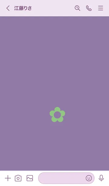 [LINE着せ替え] ザ シンプル ミニ フラワー 24の画像3