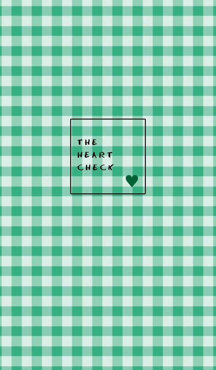 [LINE着せ替え] ザ ハート チェック 53の画像1