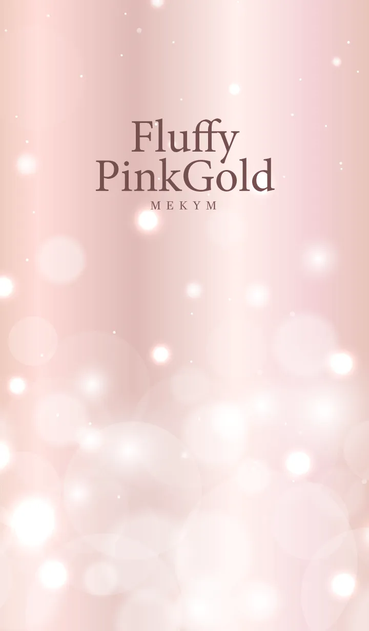 [LINE着せ替え] Fluffy Pink Gold - MEKYM - 51の画像1