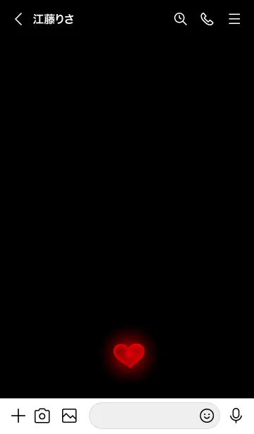 [LINE着せ替え] HEART LIGHT-MEKYM 2の画像3