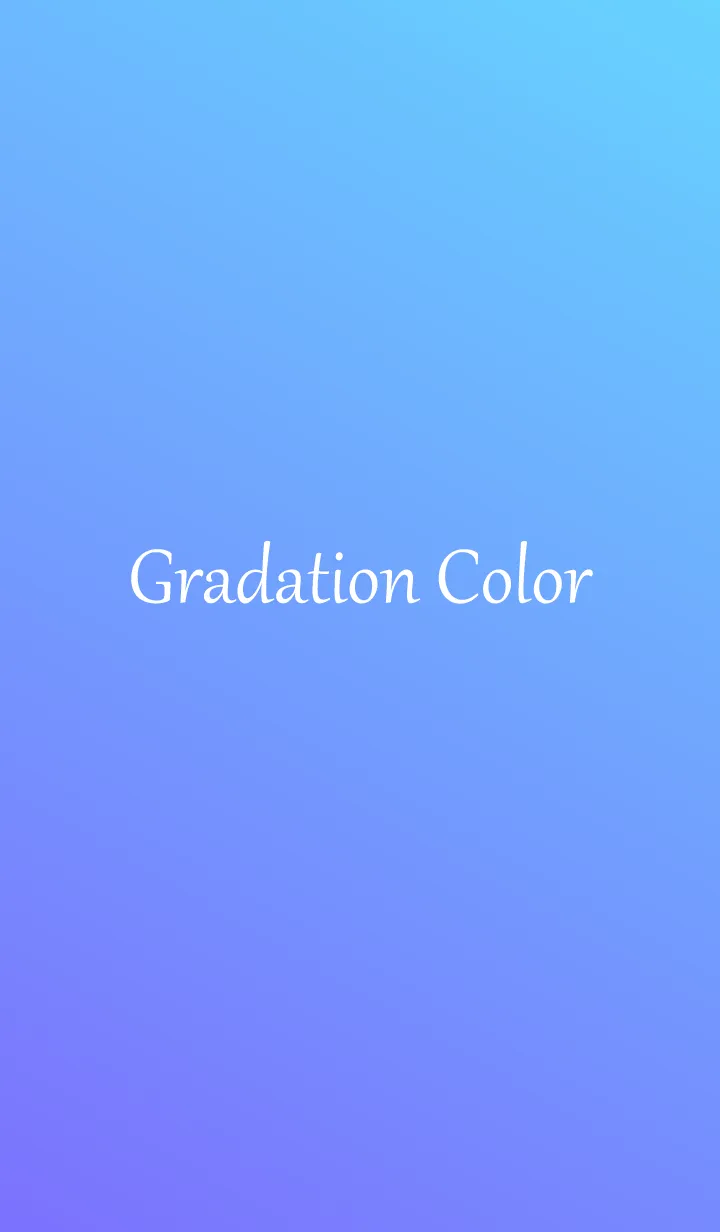 [LINE着せ替え] Gradation Color *Purple&Blue*の画像1