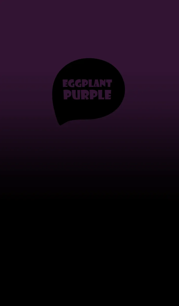 [LINE着せ替え] Simple Black & Eggplant Purple Theme(JP)の画像1