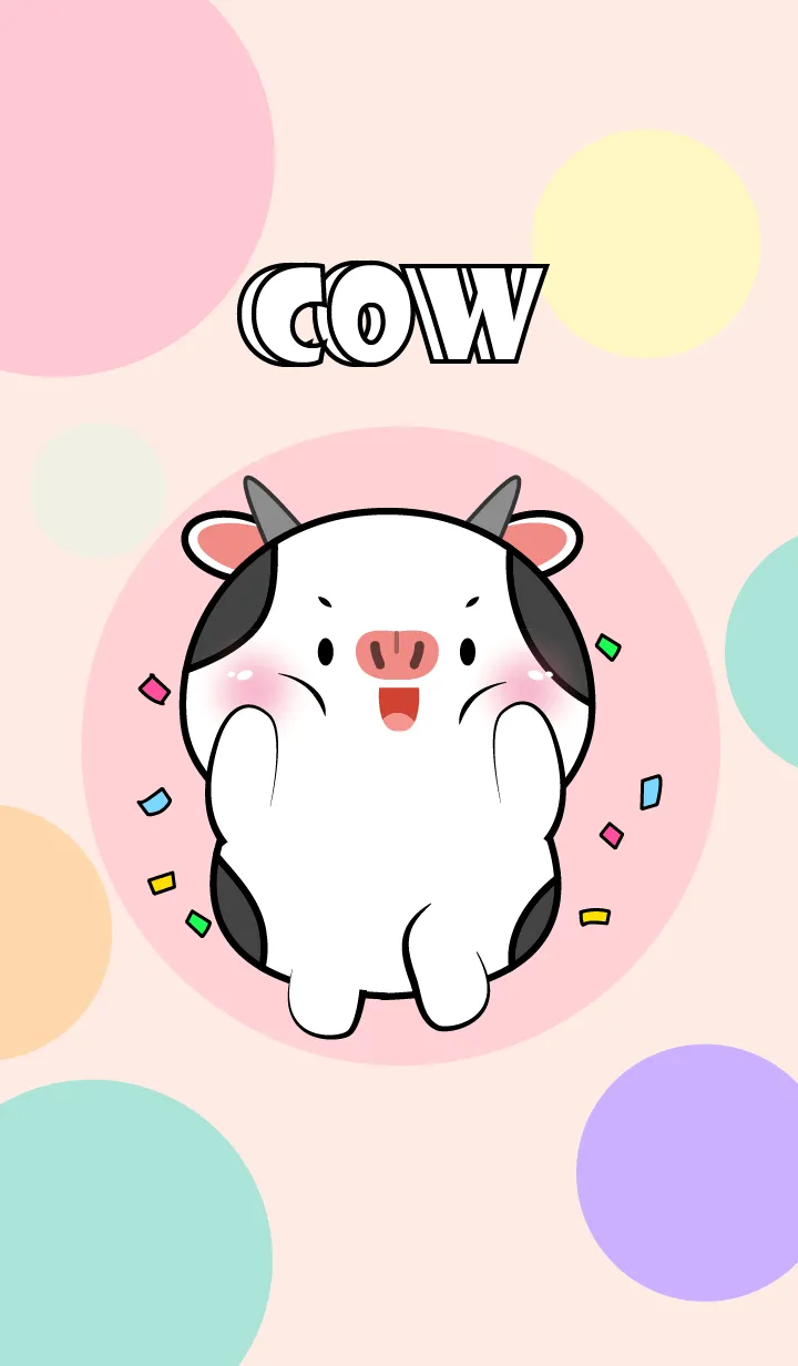 [LINE着せ替え] Little Prety Cow Theme (JP)の画像1
