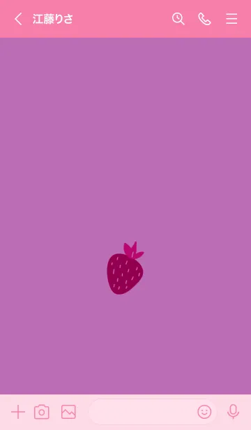 [LINE着せ替え] ミニ ストロベリー 14の画像3