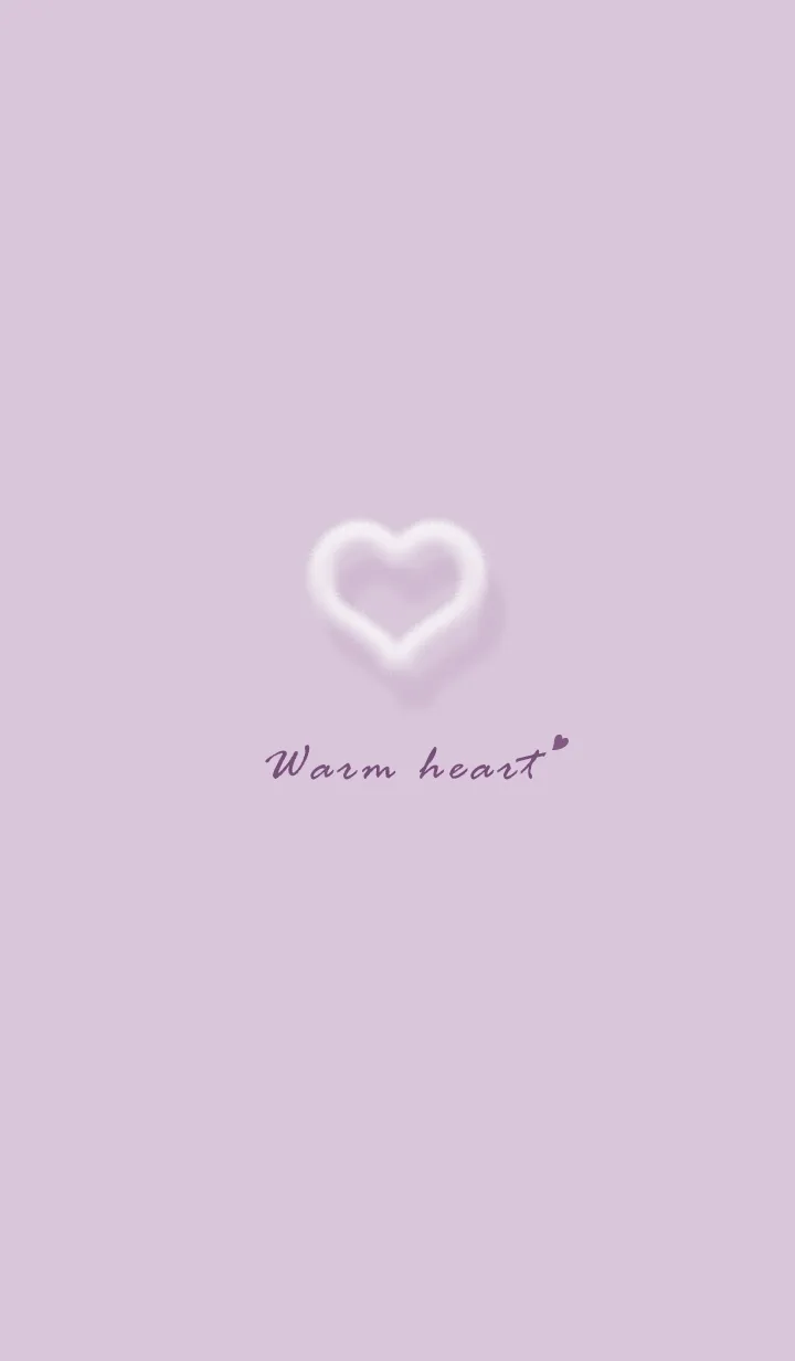 ～ファーのハート♥ピンクパープル50_1～のLINE着せ替え
