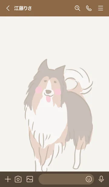 [LINE着せ替え] シェトランド テーマの画像3