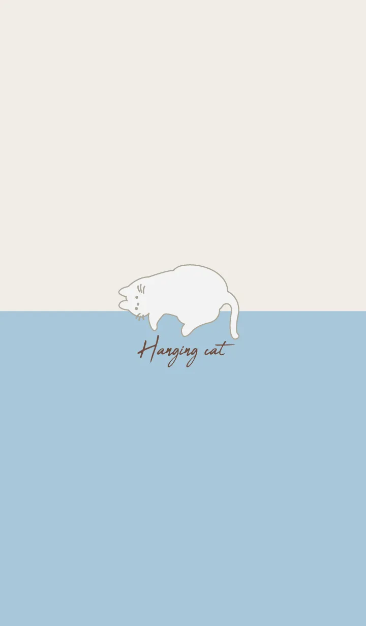 [LINE着せ替え] Hanging cat 7の画像1