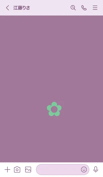 [LINE着せ替え] ザ シンプル ミニ フラワー 25の画像3