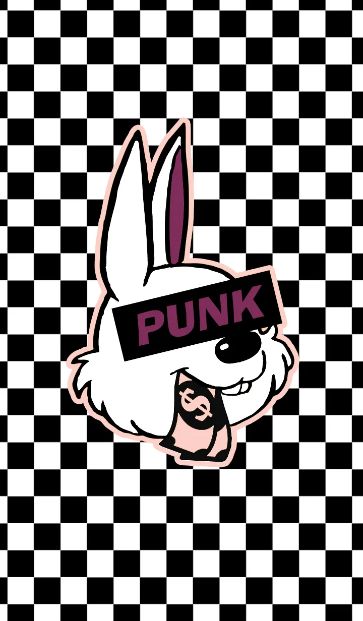 [LINE着せ替え] パンク ラビット 24の画像1