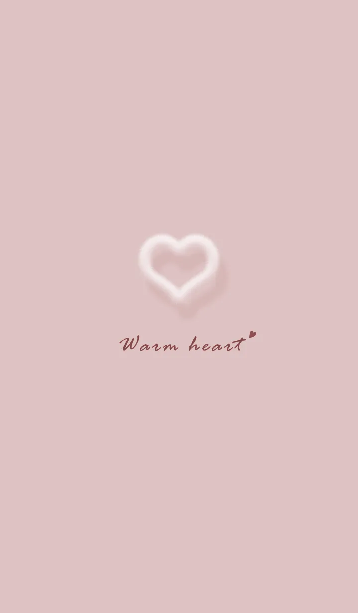 [LINE着せ替え] ～ファーのハート♥ピンク59_1～の画像1