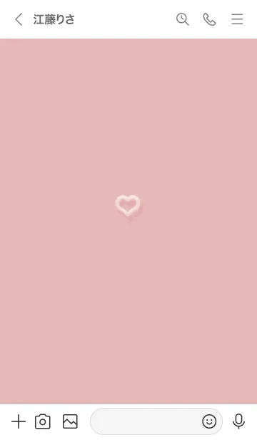 [LINE着せ替え] ～ファーのハート♥ピンク65_1～の画像3