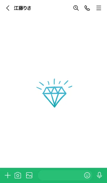 [LINE着せ替え] ダイヤ グラデーション 31の画像3