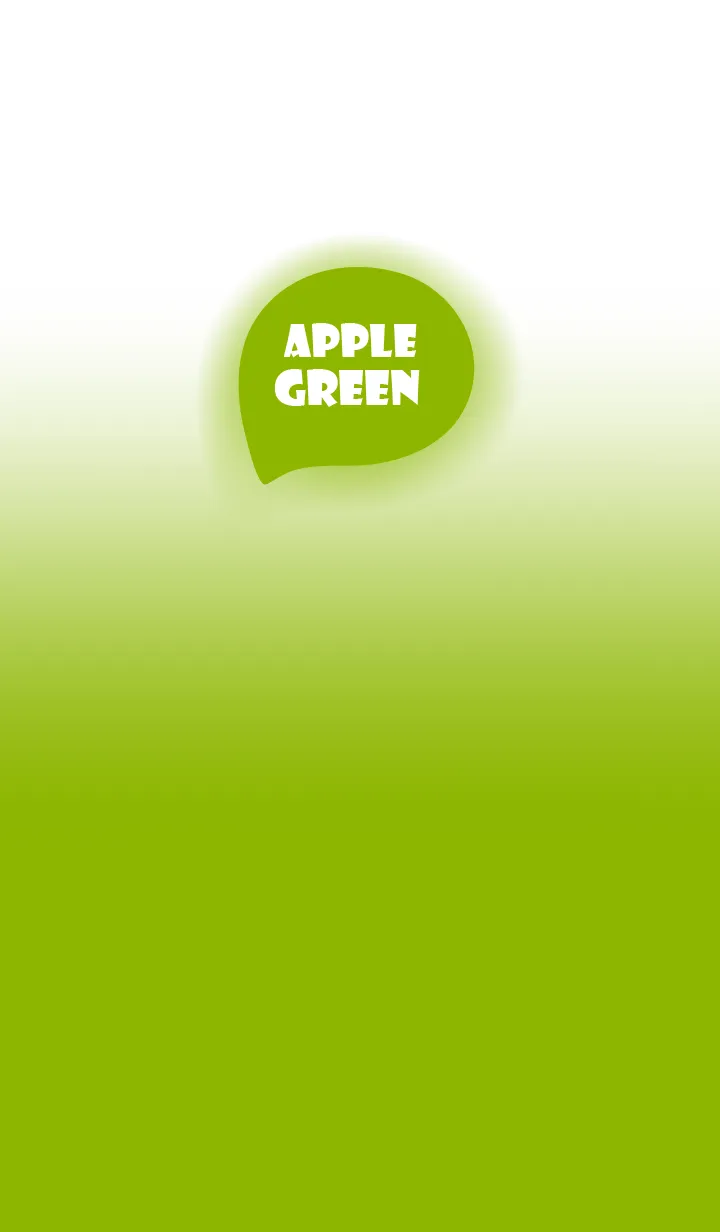 [LINE着せ替え] Apple Green  & White  Theme (JP)の画像1