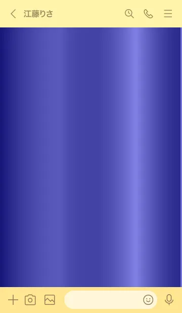 [LINE着せ替え] Simple Gradation -GlossyBlue 14-の画像3