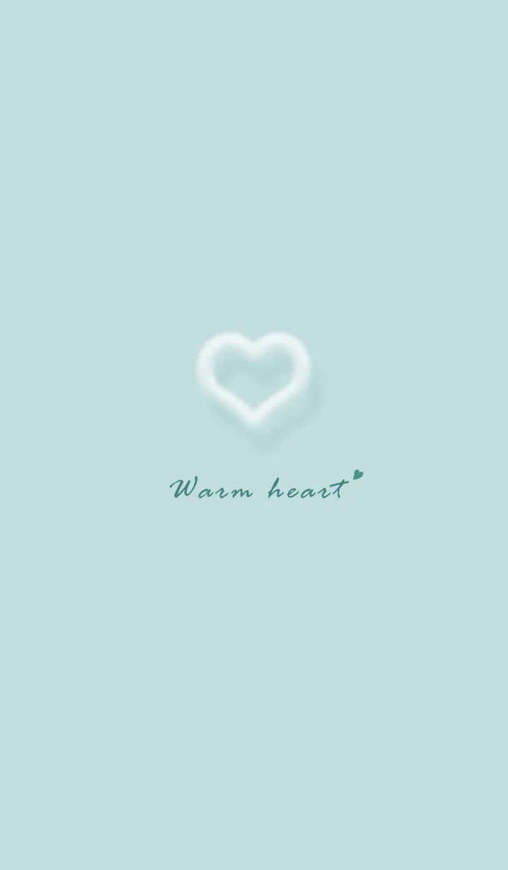 [LINE着せ替え] ～ファーのハート♥ブルー65_1～の画像1