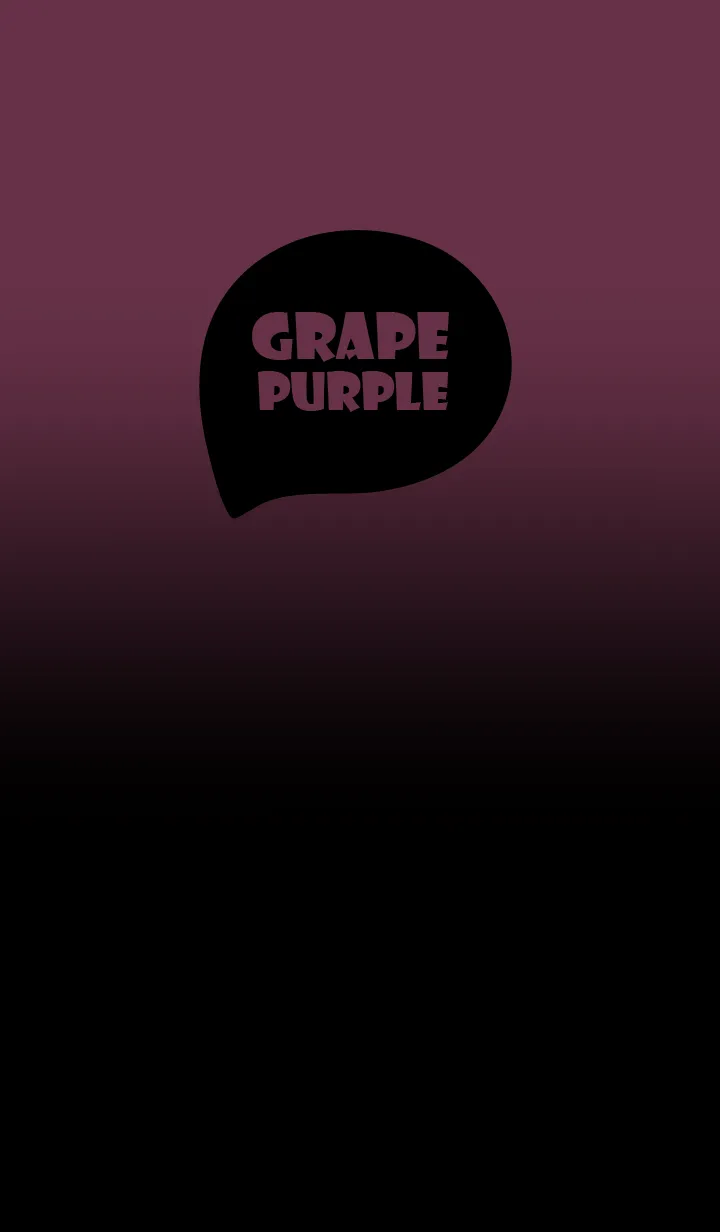 [LINE着せ替え] Simple Black & Grape Purple Theme (JP)の画像1