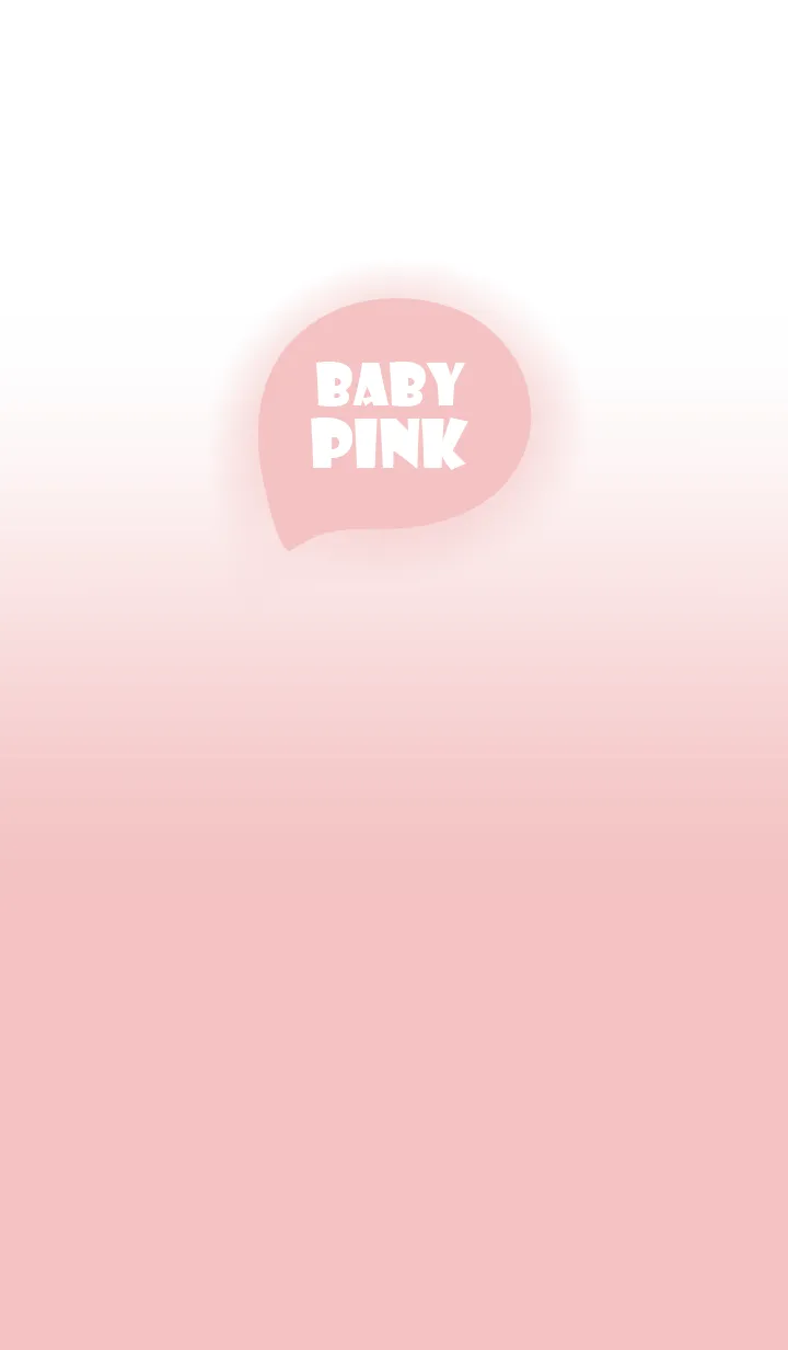 [LINE着せ替え] Baby Pink & White Theme (JP)の画像1