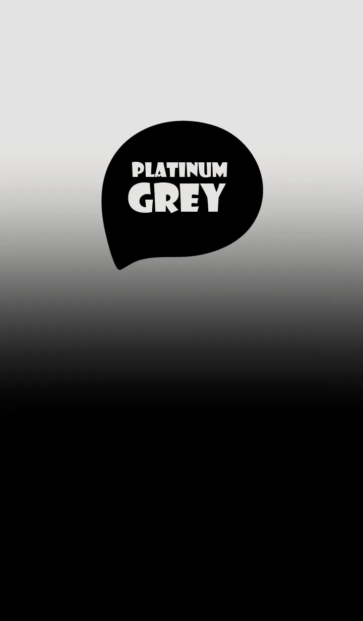 [LINE着せ替え] Black & Platinum Grey Theme (JP)の画像1