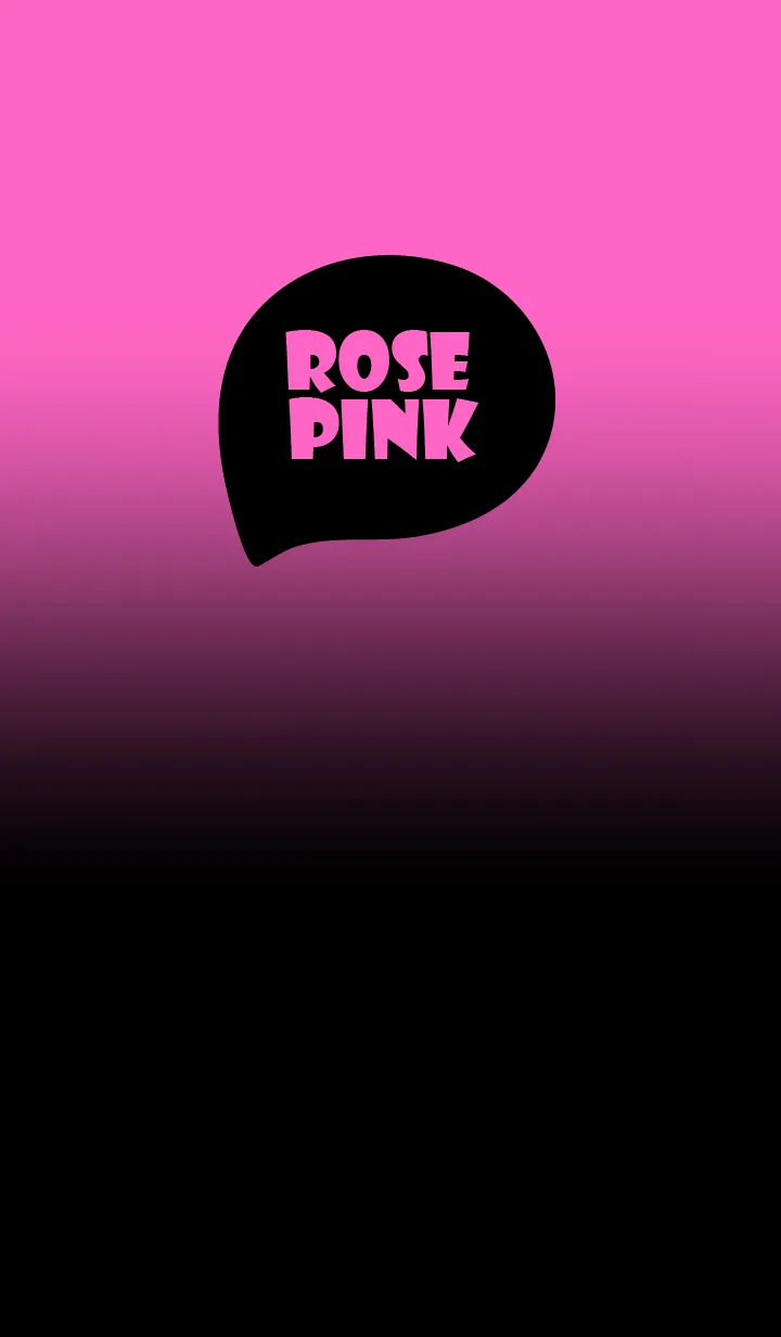 [LINE着せ替え] Black & Rose  Pink Theme (JP)の画像1