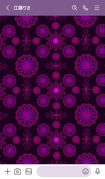 [LINE着せ替え] アラベスク風の模様 4の画像3