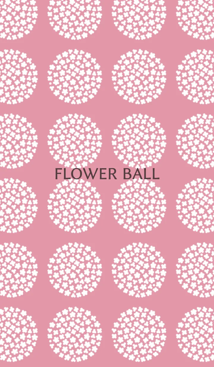 [LINE着せ替え] FLOWER BALL -melty pink-の画像1
