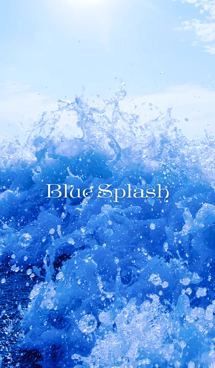 [LINE着せ替え] BlueSplashの画像1