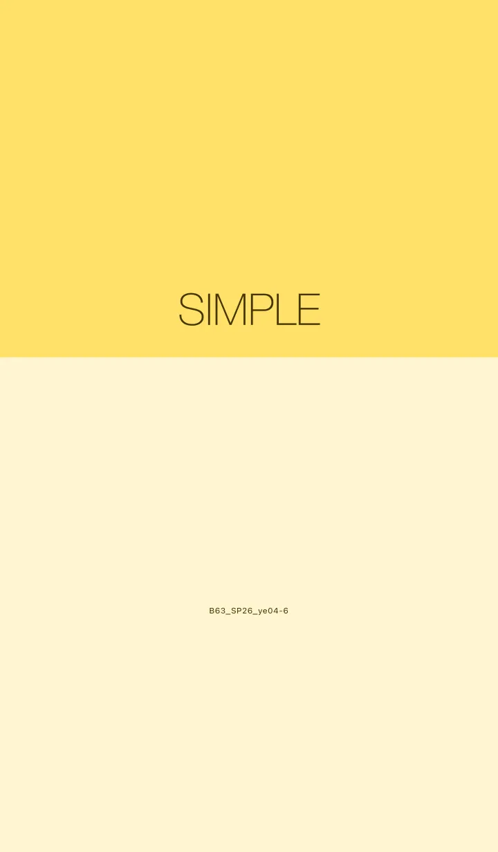 [LINE着せ替え] B63.26_イエロー4-6の画像1