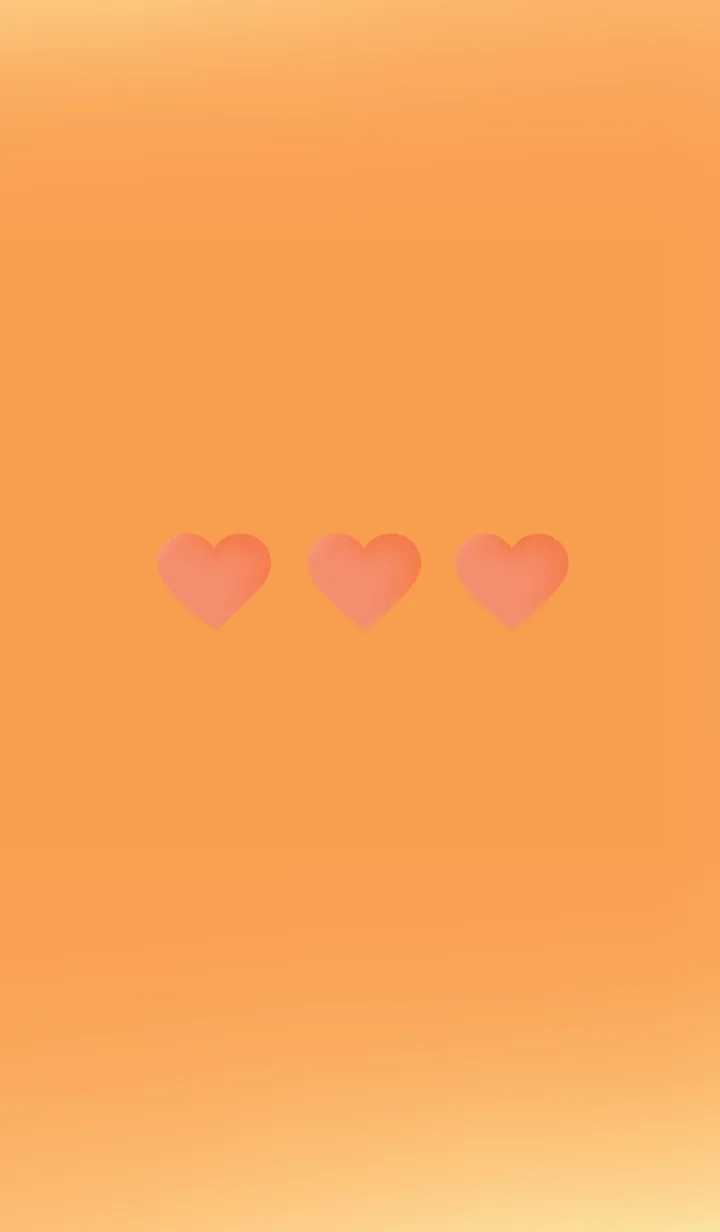 [LINE着せ替え] Simple orange theme v.3 JPの画像1