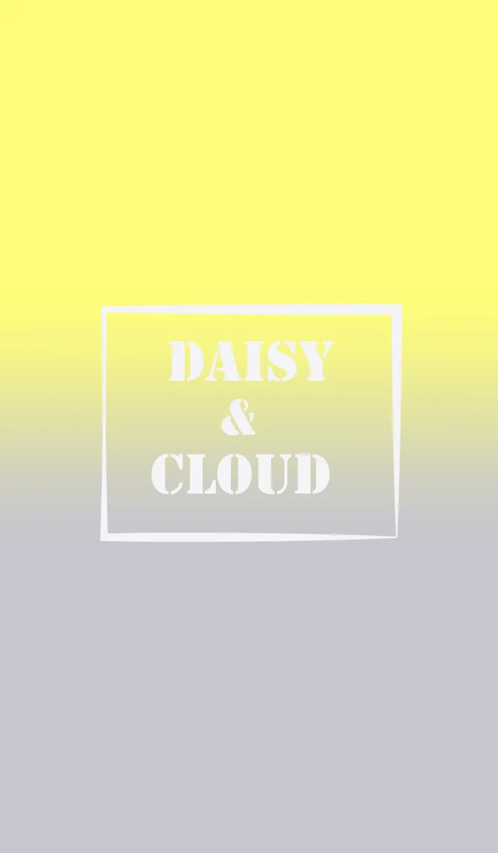 [LINE着せ替え] Cloud Grey & Daisy Yellow Theme (JP)の画像1