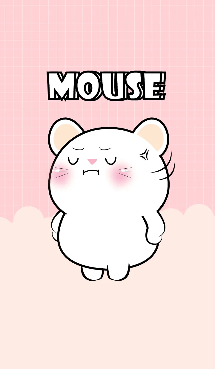 [LINE着せ替え] Little Angry White Mouse Theme (JP)の画像1