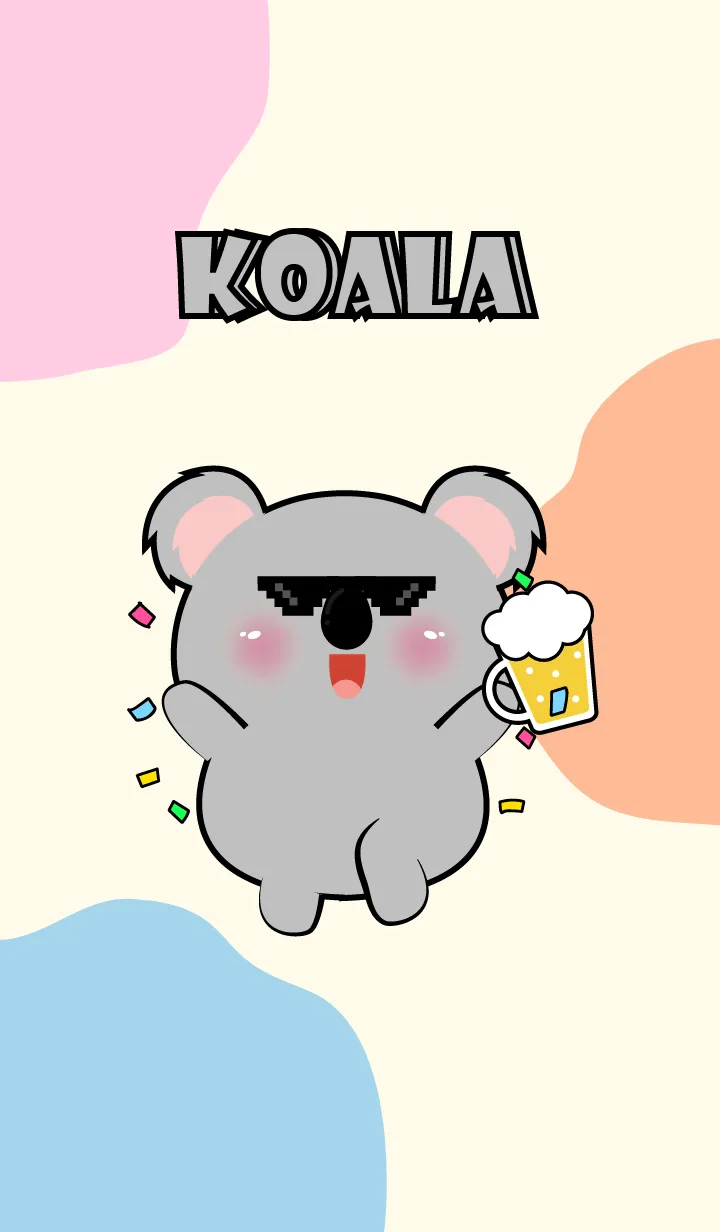 [LINE着せ替え] Koala  Love Party Theme (JP)の画像1