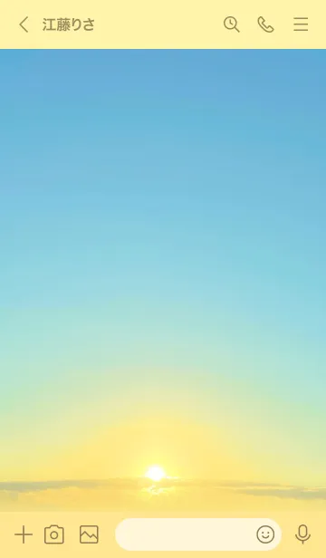 [LINE着せ替え] Morning Sun／ナチュラルスタイルの画像3